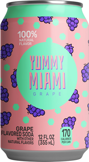 Yummy Miami Grape Soda®
